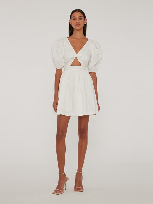 ROTATE - PUFF SLV MINDRESS