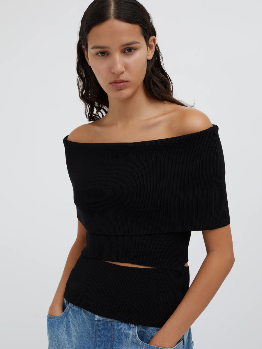 Christopher Esber - Knit Shwl Top