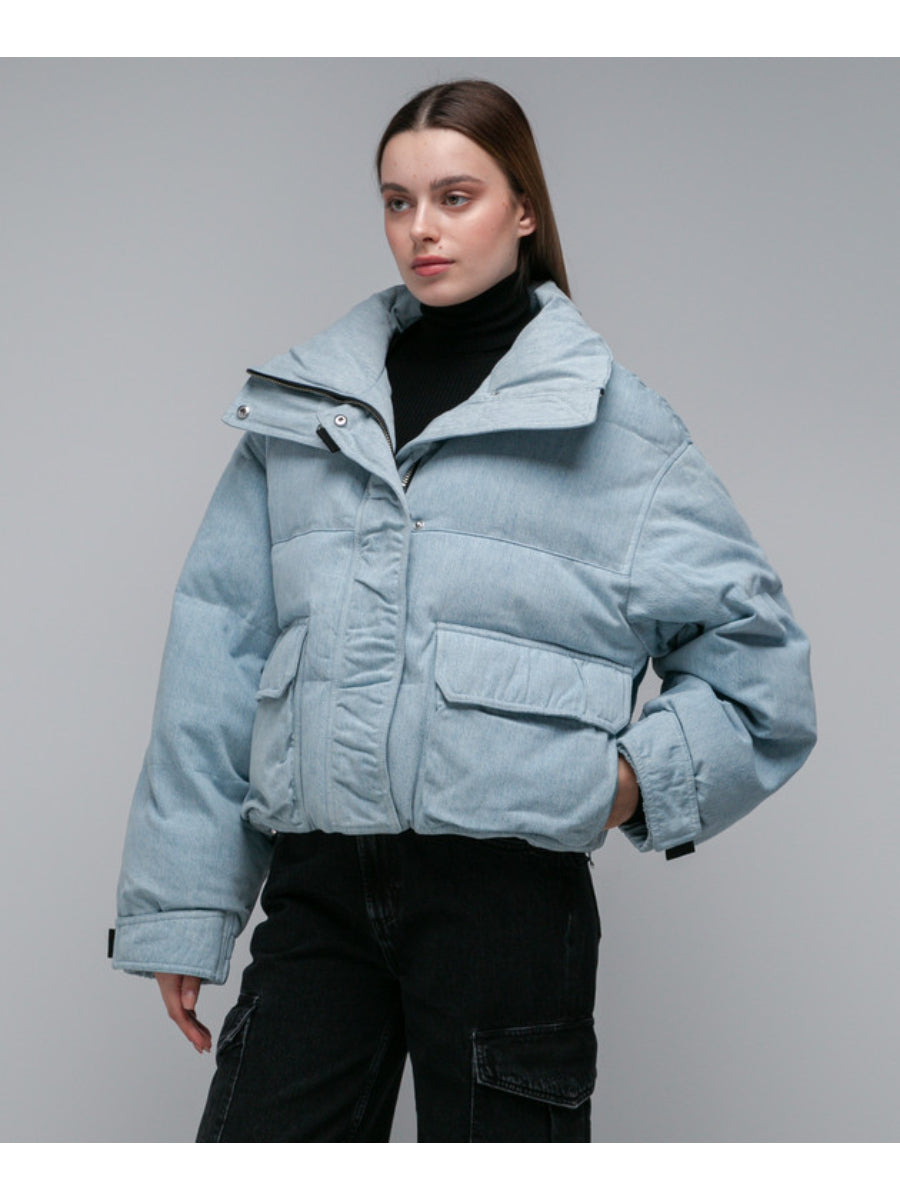 AGOLDE - NOVA DENIM PUFFER