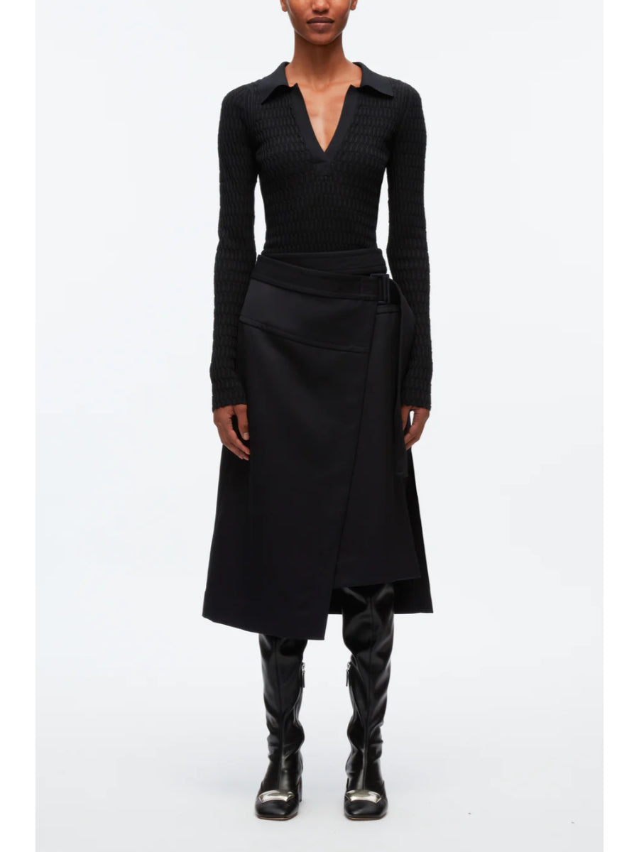 PHILLIP LIM - CAVALRY WRP SKIRT